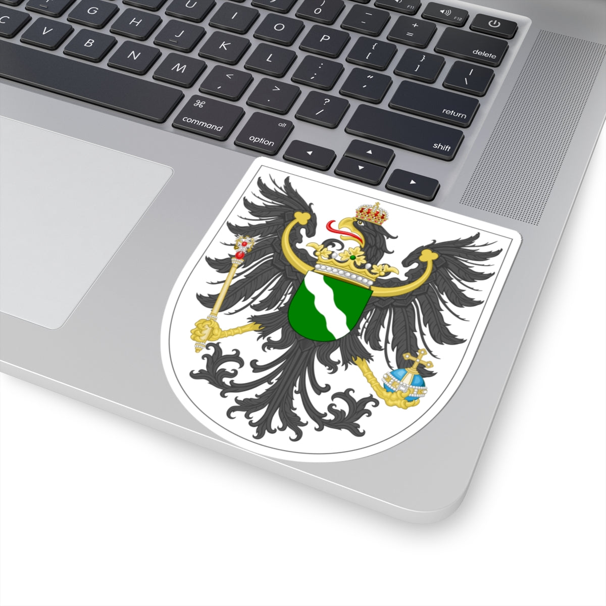 Arms of Rheinland (Denmark) (Coat of Arms) STICKER Vinyl Kiss-Cut Decal