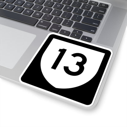 PR urban primary 13 (Puerto Rico) (Road Sign) STICKER Vinyl Kiss-Cut Decal