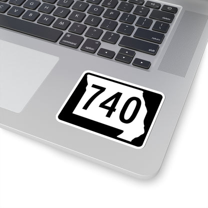 MO-740 (Missouri) (Road Sign) STICKER Vinyl Kiss-Cut Decal
