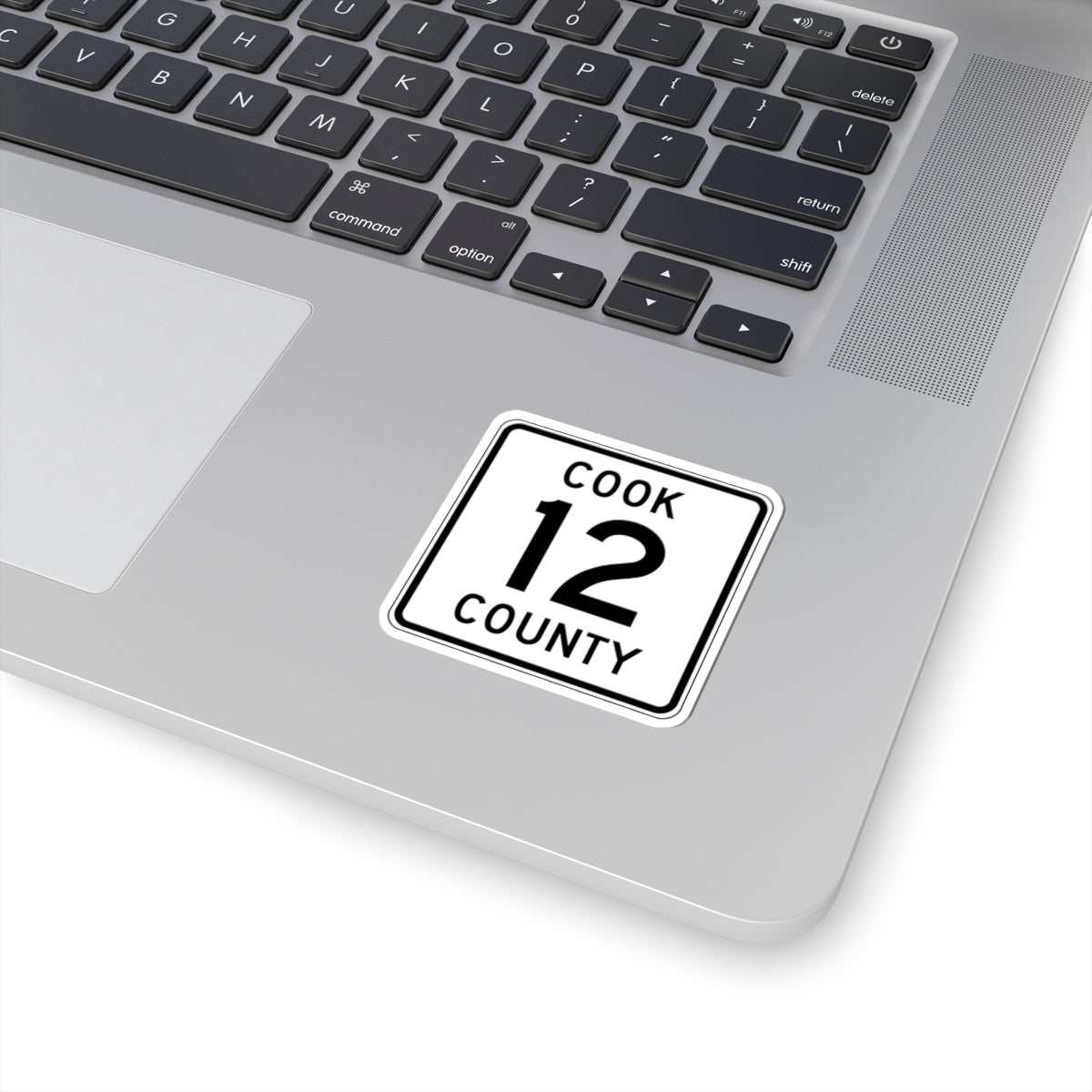 Cook County 12 MN (Minnesota) (Road Sign) STICKER Vinyl Kiss-Cut Decal