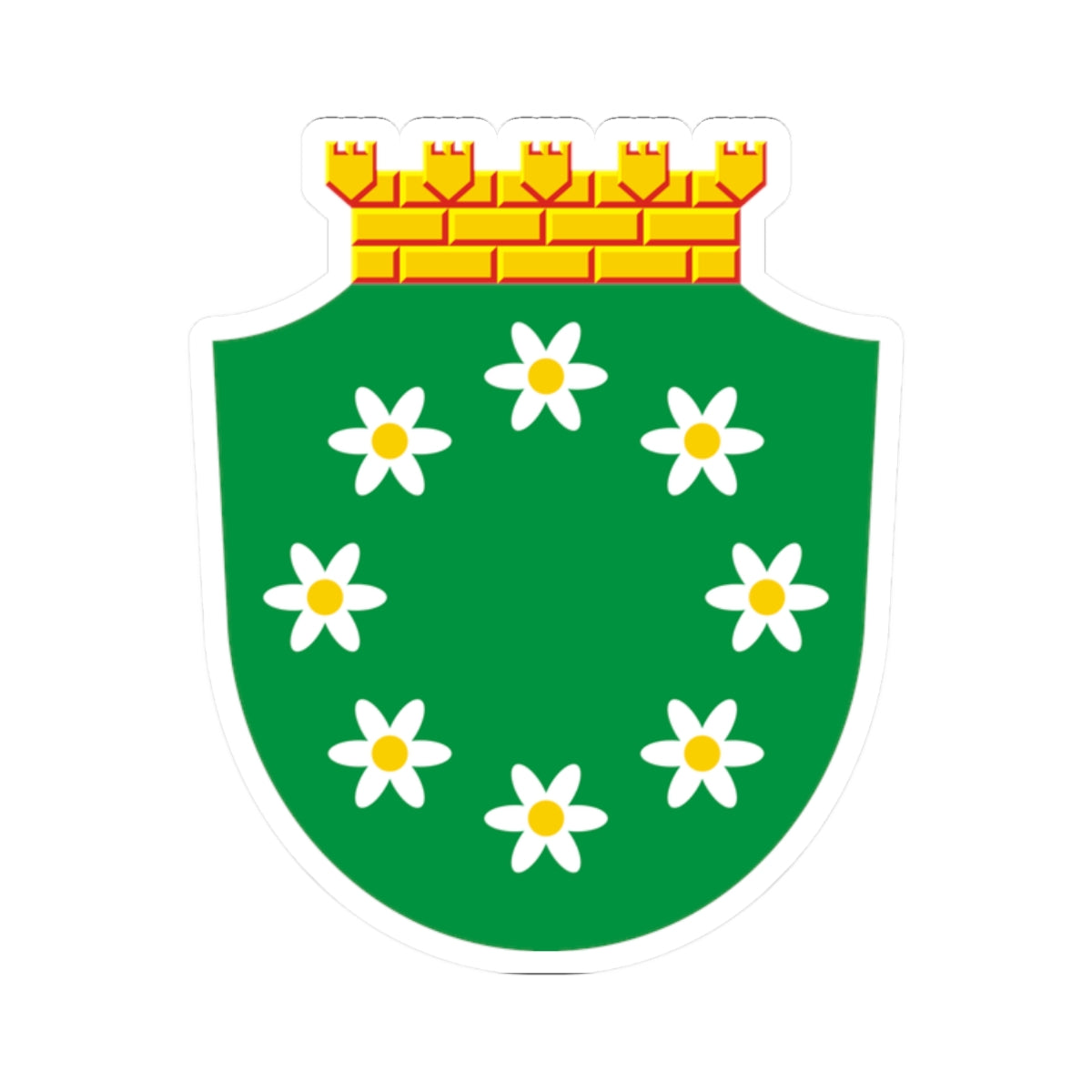 Raasepori.vaakuna (Finland) (Coat of Arms) STICKER Vinyl Kiss-Cut Decal