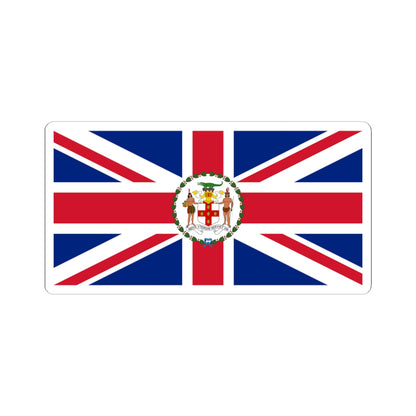 Flag of the Governor of Jamaica 1957-1962 (Jamaica) STICKER Vinyl Kiss-Cut Decal