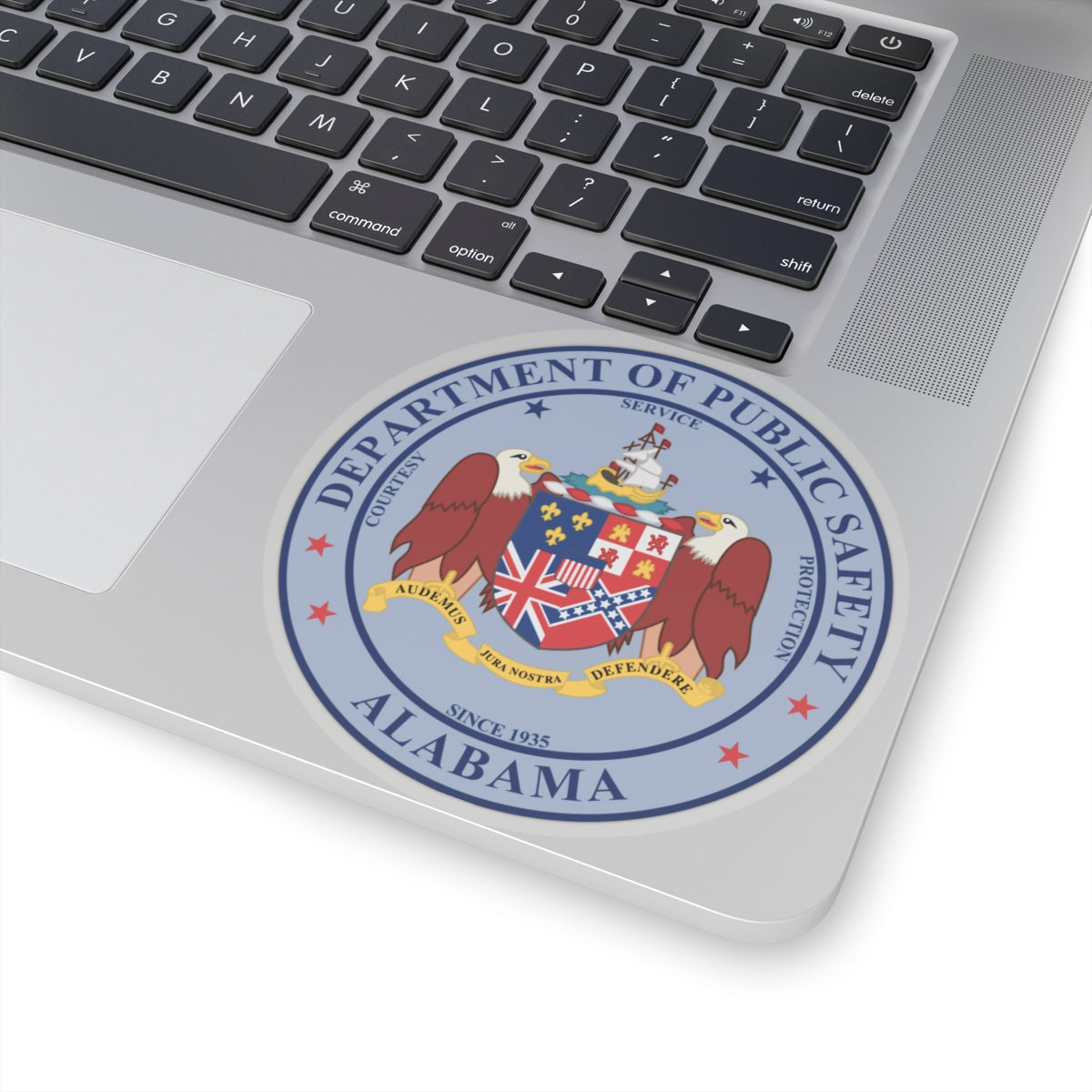 Seal of the Alabama Department of Public Safety - STICKER Vinyl Kiss-Cut Decal