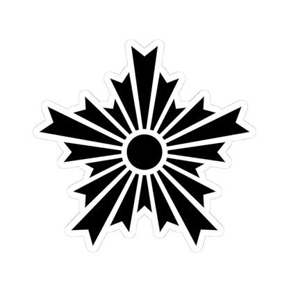 Asahikage black (Japan) (Coat of Arms) STICKER Vinyl Kiss-Cut Decal