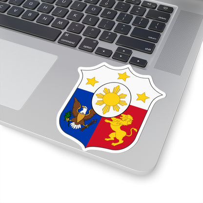 Arms of the Philippines (Philippines) (Coat of Arms) STICKER Vinyl Kiss-Cut Decal