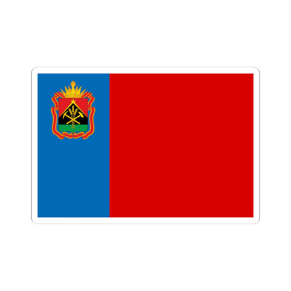 Flag of Kemerovo Oblast (Russia) STICKER Vinyl Kiss-Cut Decal