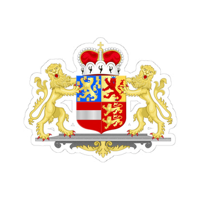 Achievement of Nassau Dillenburg Princes 1559-1739 (Netherlands) (Coat of Arms) STICKER Vinyl Kiss-Cut Decal