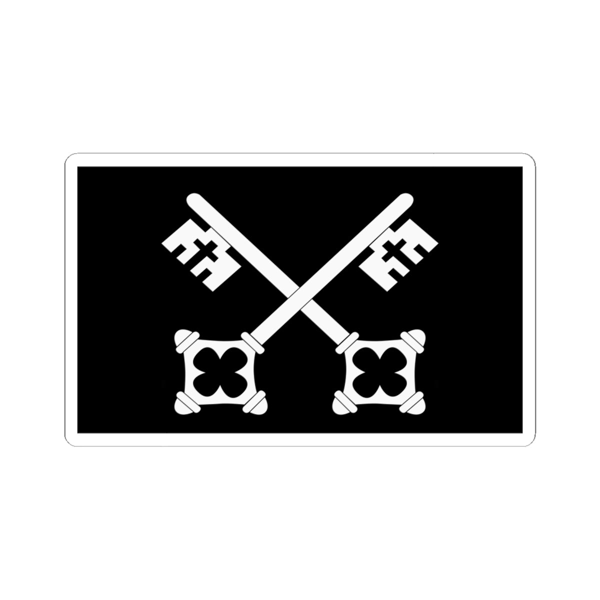 Flag of the Diocese of St Asaph (United Kingdom) STICKER Vinyl Kiss-Cut Decal