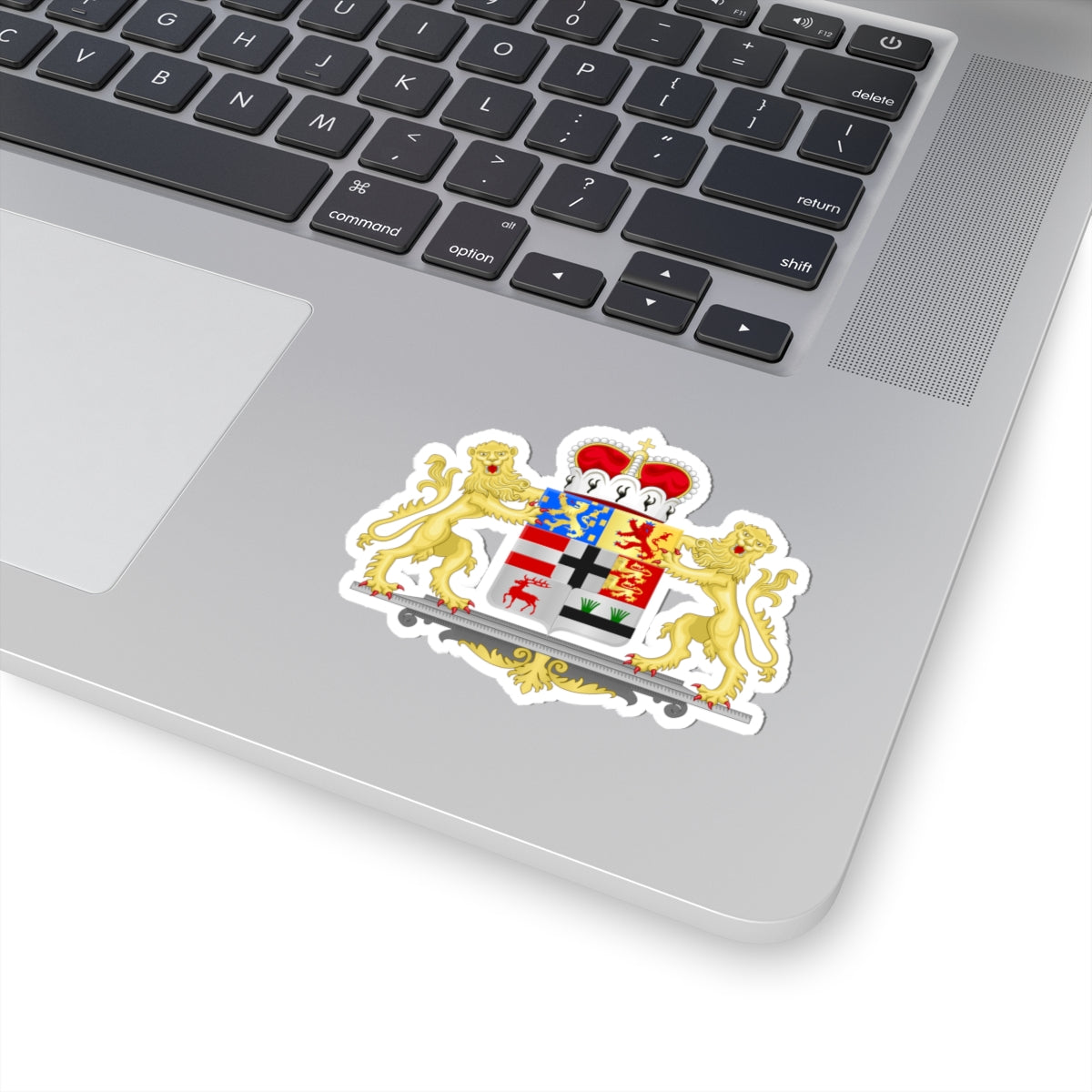 Achievement of Nassau Dietz Princes (Netherlands) (Coat of Arms) STICKER Vinyl Kiss-Cut Decal