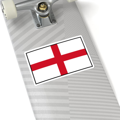 Flag of England bordered (England) STICKER Vinyl Kiss-Cut Decal