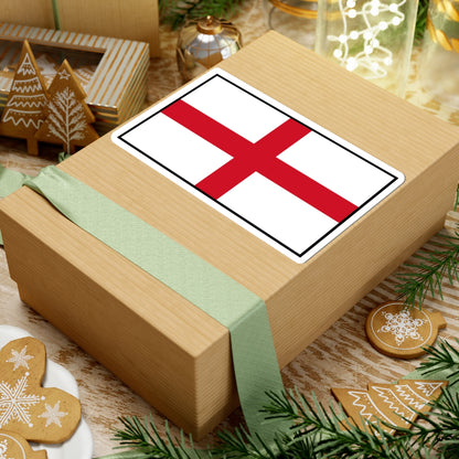 Flag of England bordered (England) STICKER Vinyl Kiss-Cut Decal