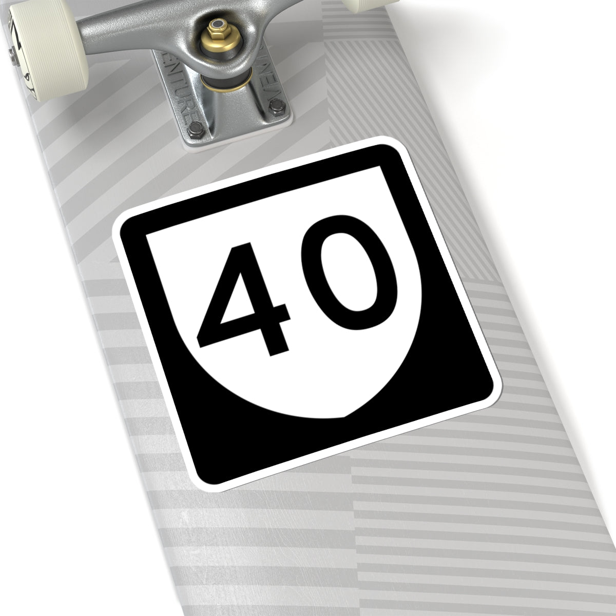 PR urban primary 40 (Puerto Rico) (Road Sign) STICKER Vinyl Kiss-Cut Decal