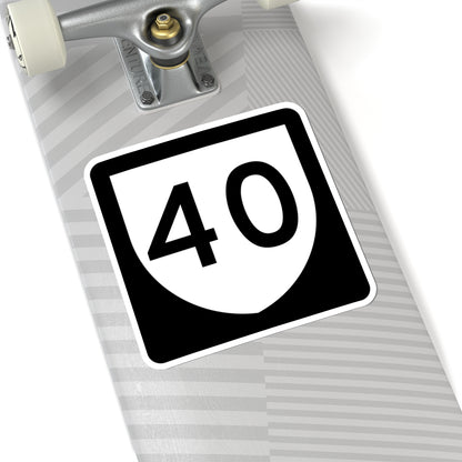 PR urban primary 40 (Puerto Rico) (Road Sign) STICKER Vinyl Kiss-Cut Decal