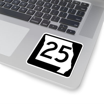 MO-25 (Missouri) (Road Sign) STICKER Vinyl Kiss-Cut Decal