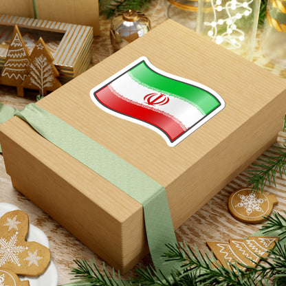 Nuvola Iranian flag (Iran) STICKER Vinyl Kiss-Cut Decal