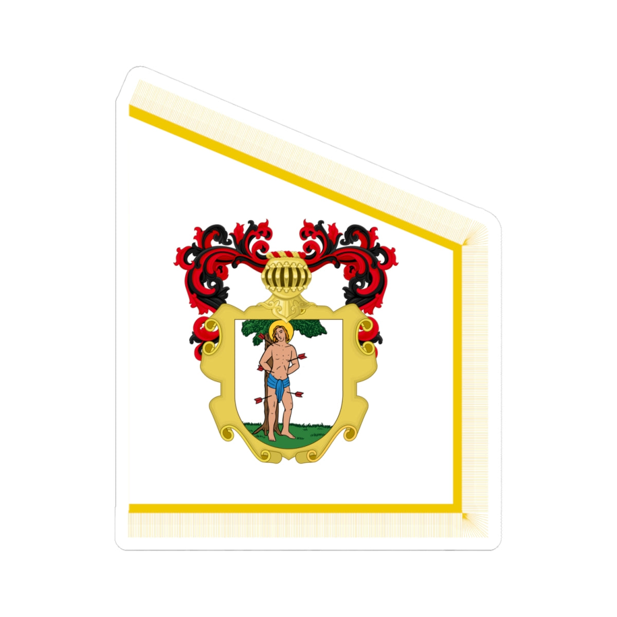 Antiga Bandeira do Rio de Janeiro 3 (Brazil) (Coat of Arms) STICKER Vinyl Kiss-Cut Decal