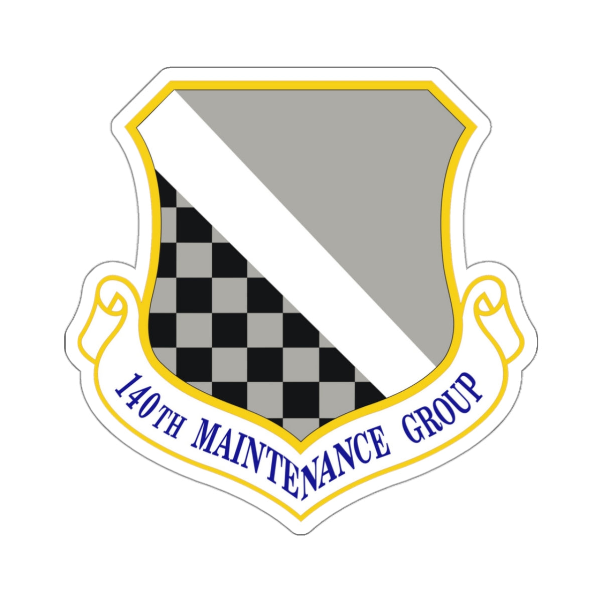 140th Maintenance Group (U.S. Air Force) STICKER Vinyl Kiss-Cut Decal-3 Inch-White-The Sticker Space