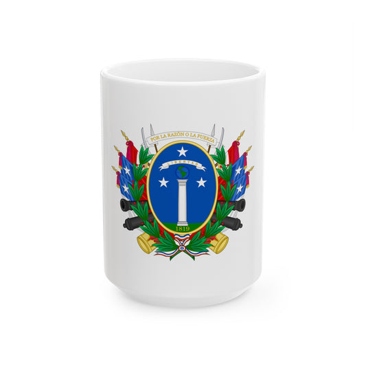 Greater Coat of Arms of Chile (1819-1834) - White Coffee Mug-15oz-The Sticker Space