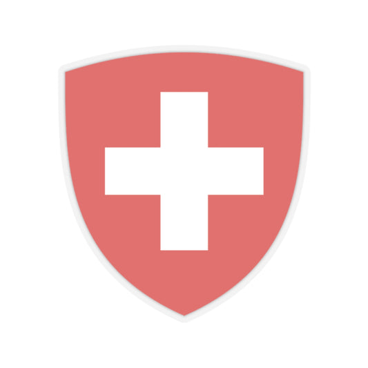 Coat of Arms of Switzerland - STICKER Vinyl Kiss-Cut Decal
