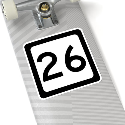 WV-26 (Virginia) (Road Sign) STICKER Vinyl Kiss-Cut Decal