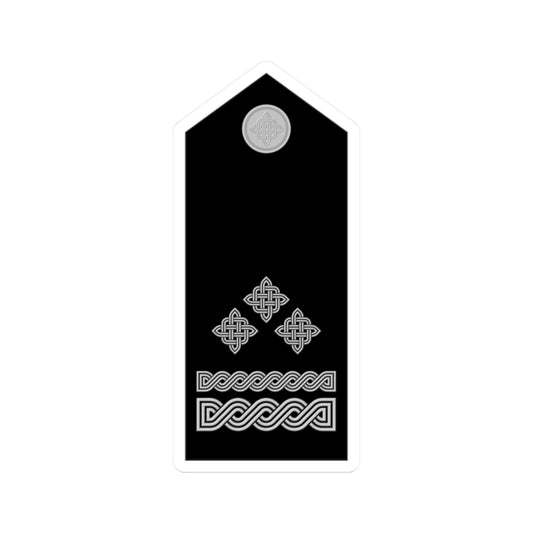 Naramenica svečane odore brigadira HRZ i PZO (Croatia) (Military Rank) STICKER Vinyl Kiss-Cut Decal