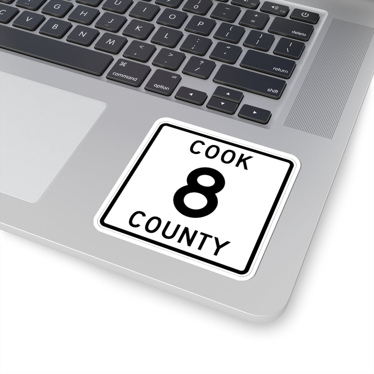 Cook County 8 MN (Minnesota) (Road Sign) STICKER Vinyl Kiss-Cut Decal