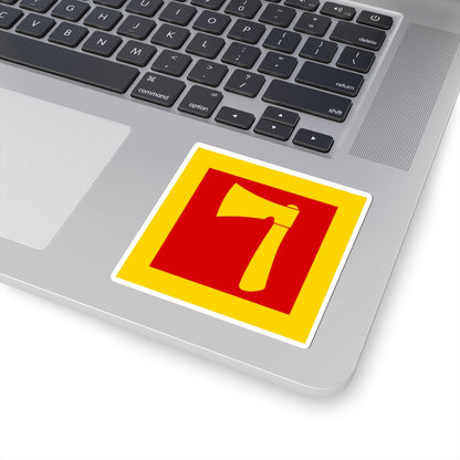 Toporiv flag (Ukraine) STICKER Vinyl Kiss-Cut Decal