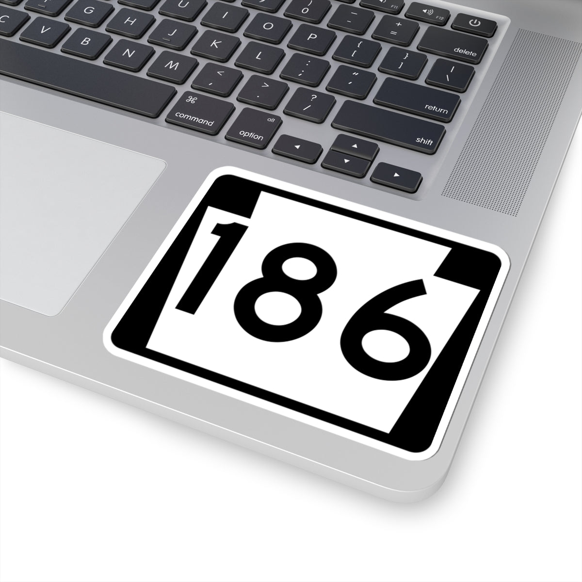 PA-186 (Pennsylvania) (Road Sign) STICKER Vinyl Kiss-Cut Decal