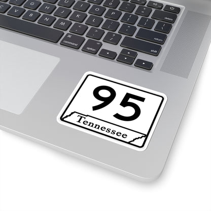Tennessee 95 (Tennessee) (Road Sign) STICKER Vinyl Kiss-Cut Decal