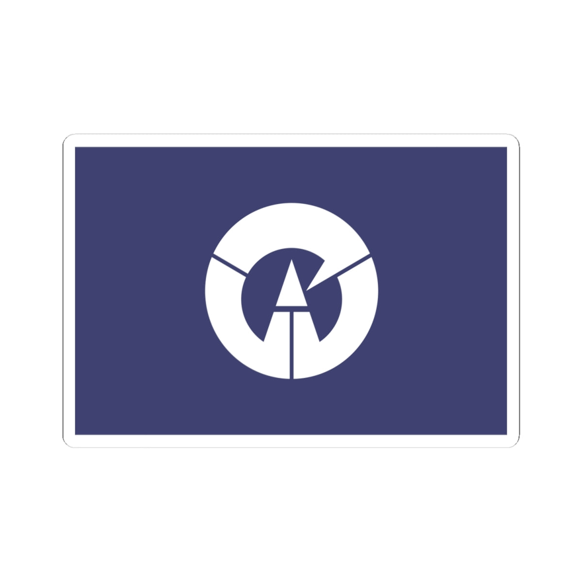 Flag of Marumori Miyagi (Japan) STICKER Vinyl Kiss-Cut Decal