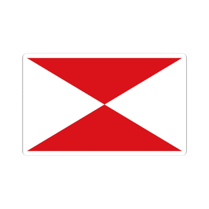 Flag maritime vigo (Spain) STICKER Vinyl Kiss-Cut Decal