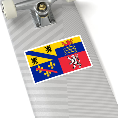 Flag of Ain (France) STICKER Vinyl Kiss-Cut Decal