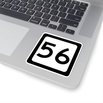 WV-56 (Virginia) (Road Sign) STICKER Vinyl Kiss-Cut Decal