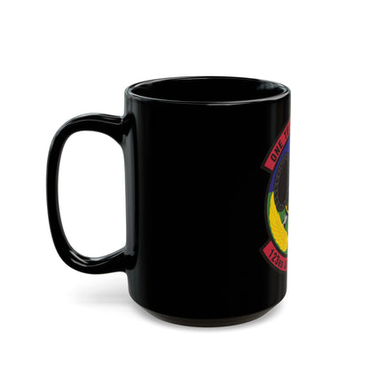 123d Air Control Squadron (U.S. Air Force) Black Coffee Mug-The Sticker Space