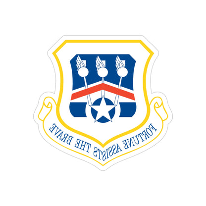 123d Airlift Wing (U.S. Air Force) REVERSE PRINT Transparent STICKER-5" × 5"-The Sticker Space