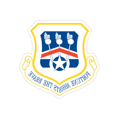 123d Airlift Wing (U.S. Air Force) REVERSE PRINT Transparent STICKER-6" × 6"-The Sticker Space