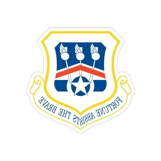 123d Airlift Wing (U.S. Air Force) REVERSE PRINT Transparent Die-Cut STICKER 6 Inch Die-Cut Transparent - The Sticker Space