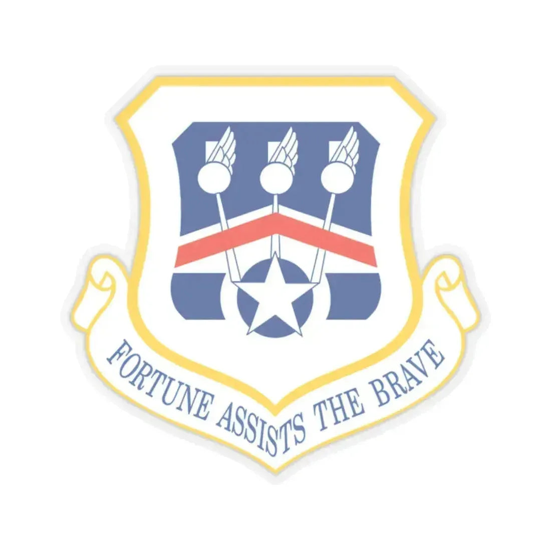 123d Airlift Wing (U.S. Air Force) STICKER Vinyl Kiss-Cut Decal 2 Inch Transparent - The Sticker Space
