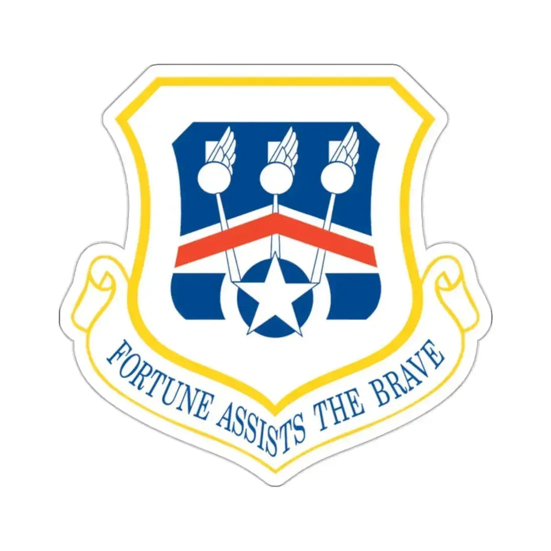 123d Airlift Wing (U.S. Air Force) STICKER Vinyl Kiss-Cut Decal 2 Inch White - The Sticker Space