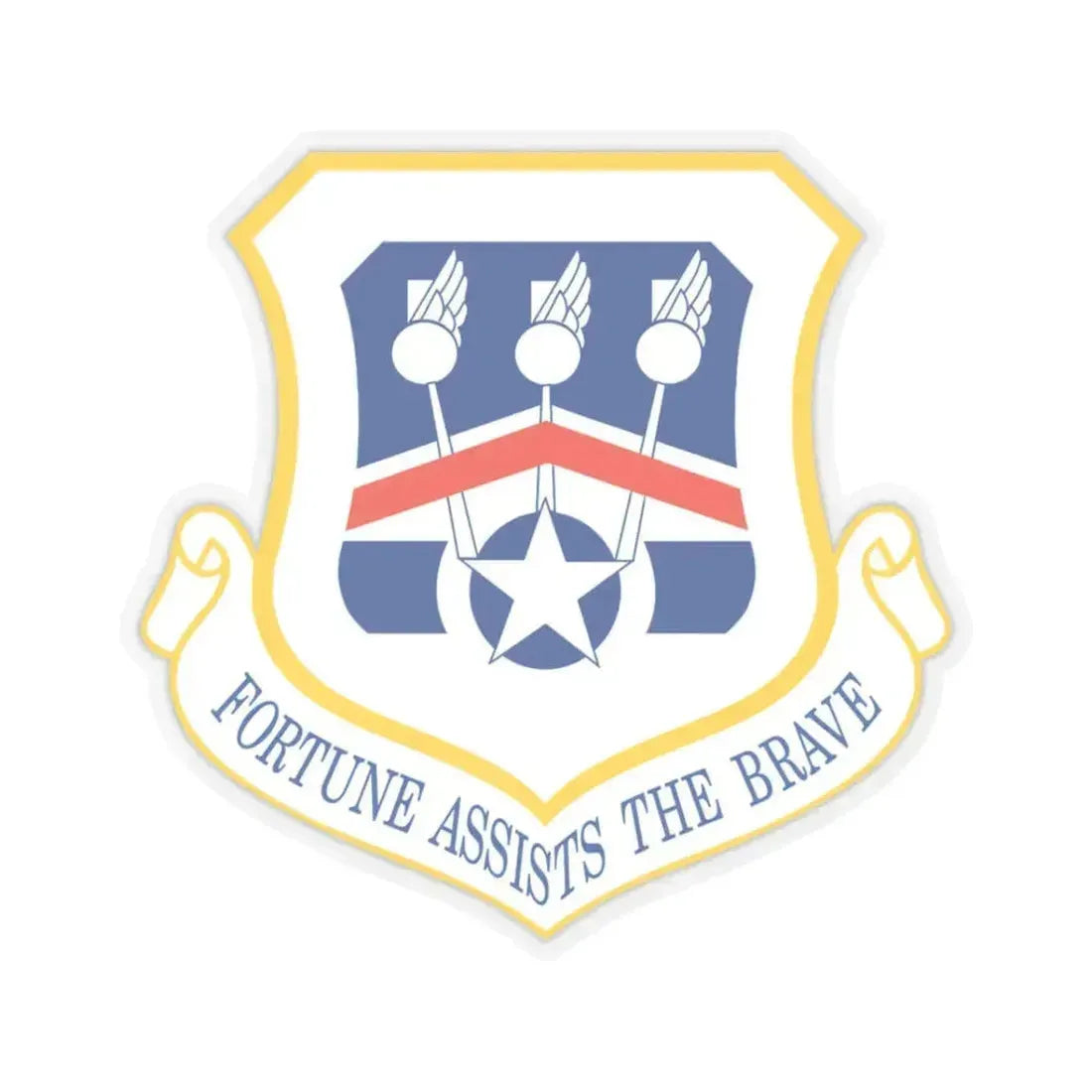 123d Airlift Wing (U.S. Air Force) STICKER Vinyl Kiss-Cut Decal 3 Inch Transparent - The Sticker Space