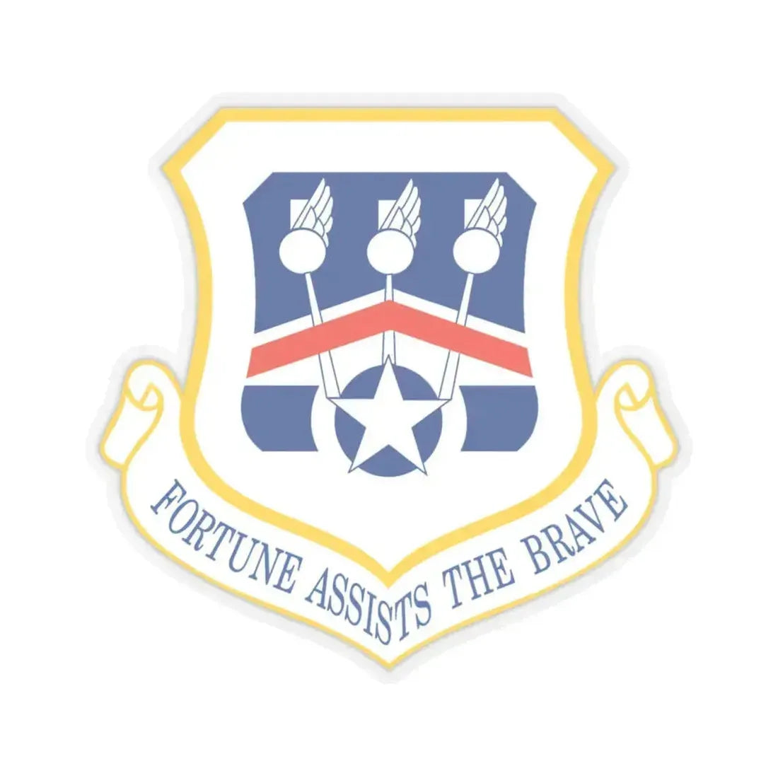 123d Airlift Wing (U.S. Air Force) STICKER Vinyl Kiss-Cut Decal 4 Inch Transparent - The Sticker Space