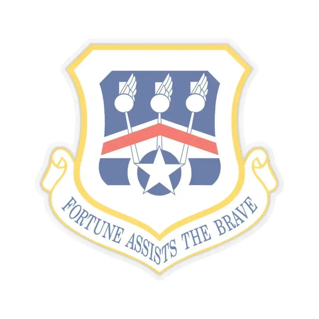 123d Airlift Wing (U.S. Air Force) STICKER Vinyl Kiss-Cut Decal 6 Inch Transparent - The Sticker Space