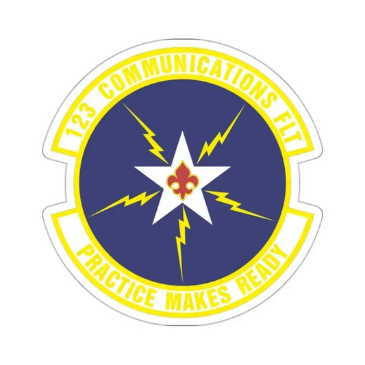 123d Communications Squadron (U.S. Air Force) STICKER Vinyl Die-Cut Decal 2 Inch - The Sticker Space