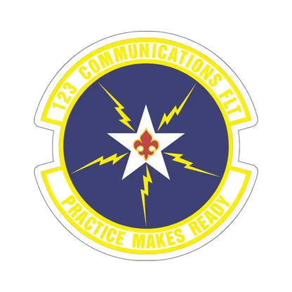 123d Communications Squadron (U.S. Air Force) STICKER Vinyl Die-Cut Decal 6 Inch - The Sticker Space
