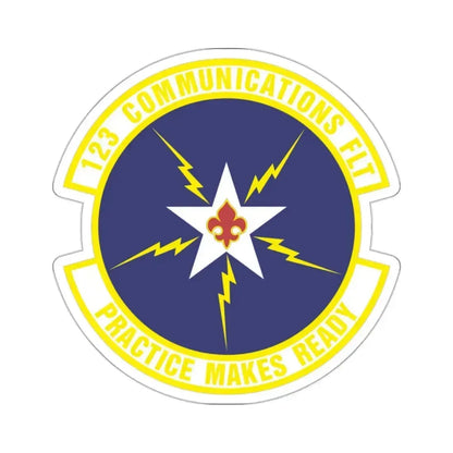 123d Communications Squadron (U.S. Air Force) STICKER Vinyl Die-Cut Decal - The Sticker Space