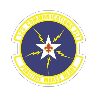 123d Communications Squadron (U.S. Air Force) STICKER Vinyl Die-Cut Decal - The Sticker Space
