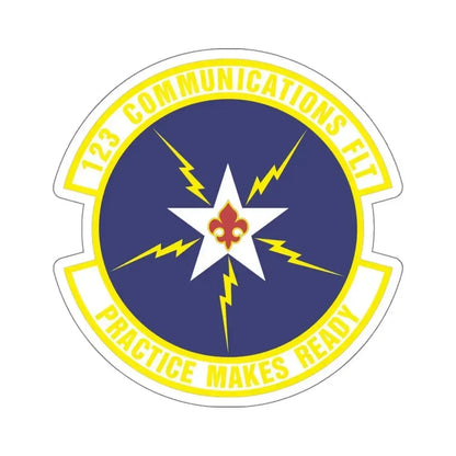 123d Communications Squadron (U.S. Air Force) STICKER Vinyl Die-Cut Decal - The Sticker Space