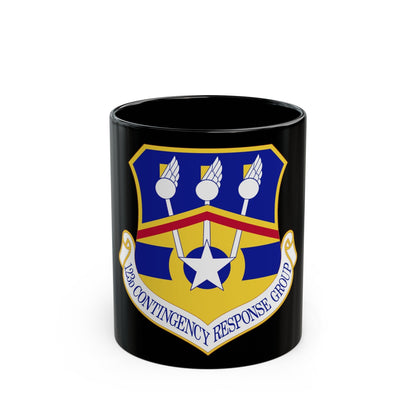 123d Contingency Response Group (U.S. Air Force) Black Coffee Mug-11oz-The Sticker Space