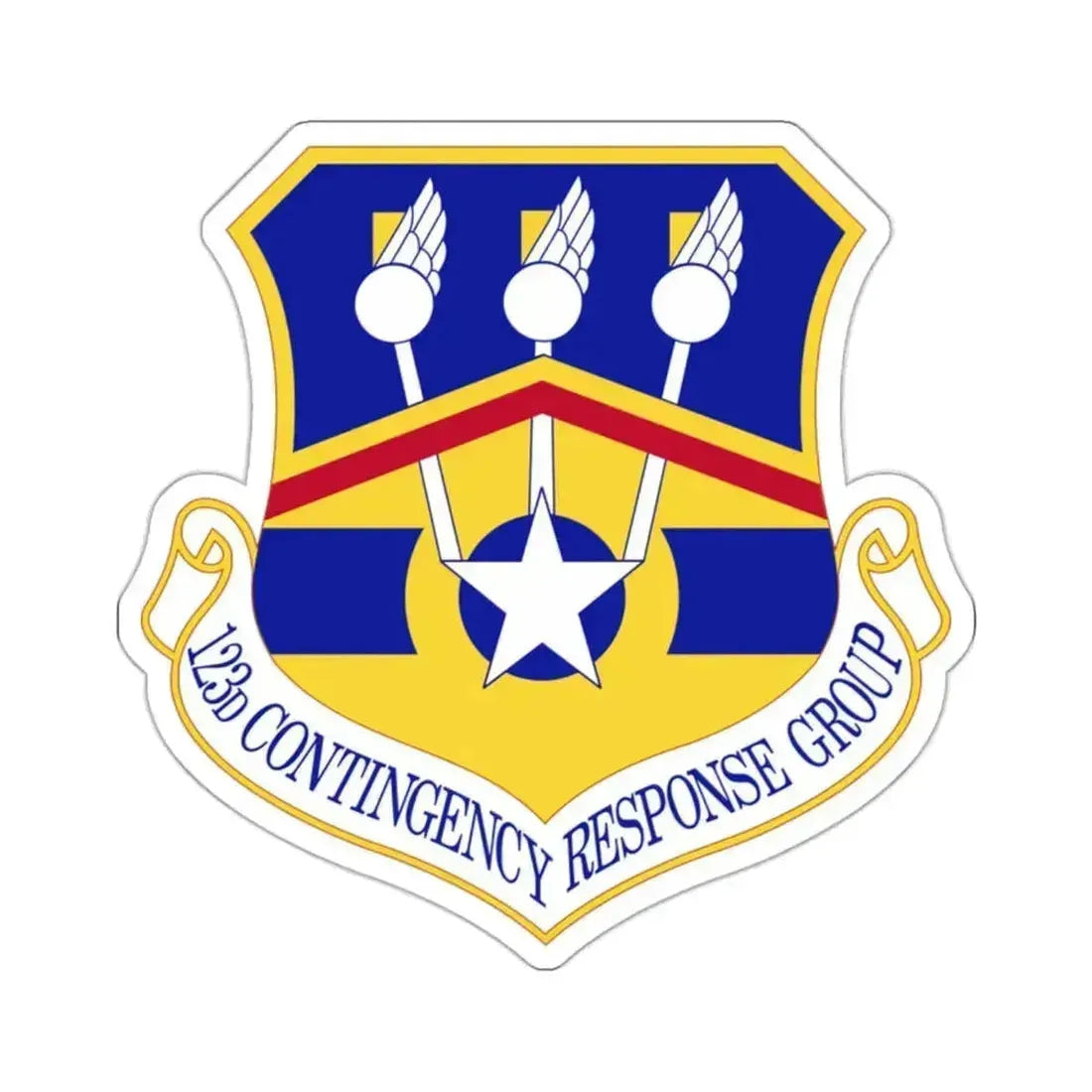 123d Contingency Response Group (U.S. Air Force) STICKER Vinyl Die-Cut Decal 2 Inch - The Sticker Space