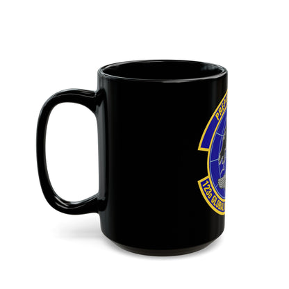 123d Global Mobility Squadron (U.S. Air Force) Black Coffee Mug-The Sticker Space